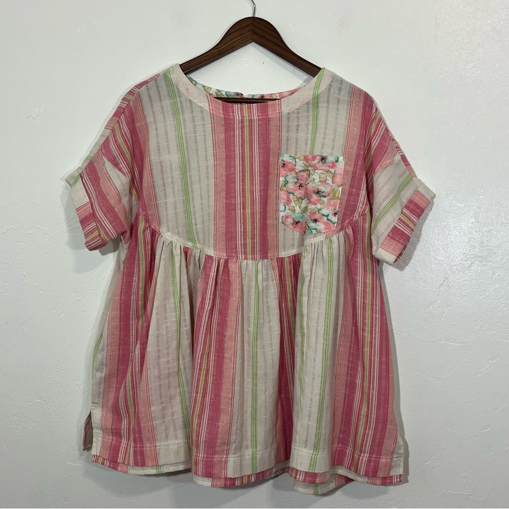 Sage & Fig Babydoll Peasant Top - Picture 4 of 12